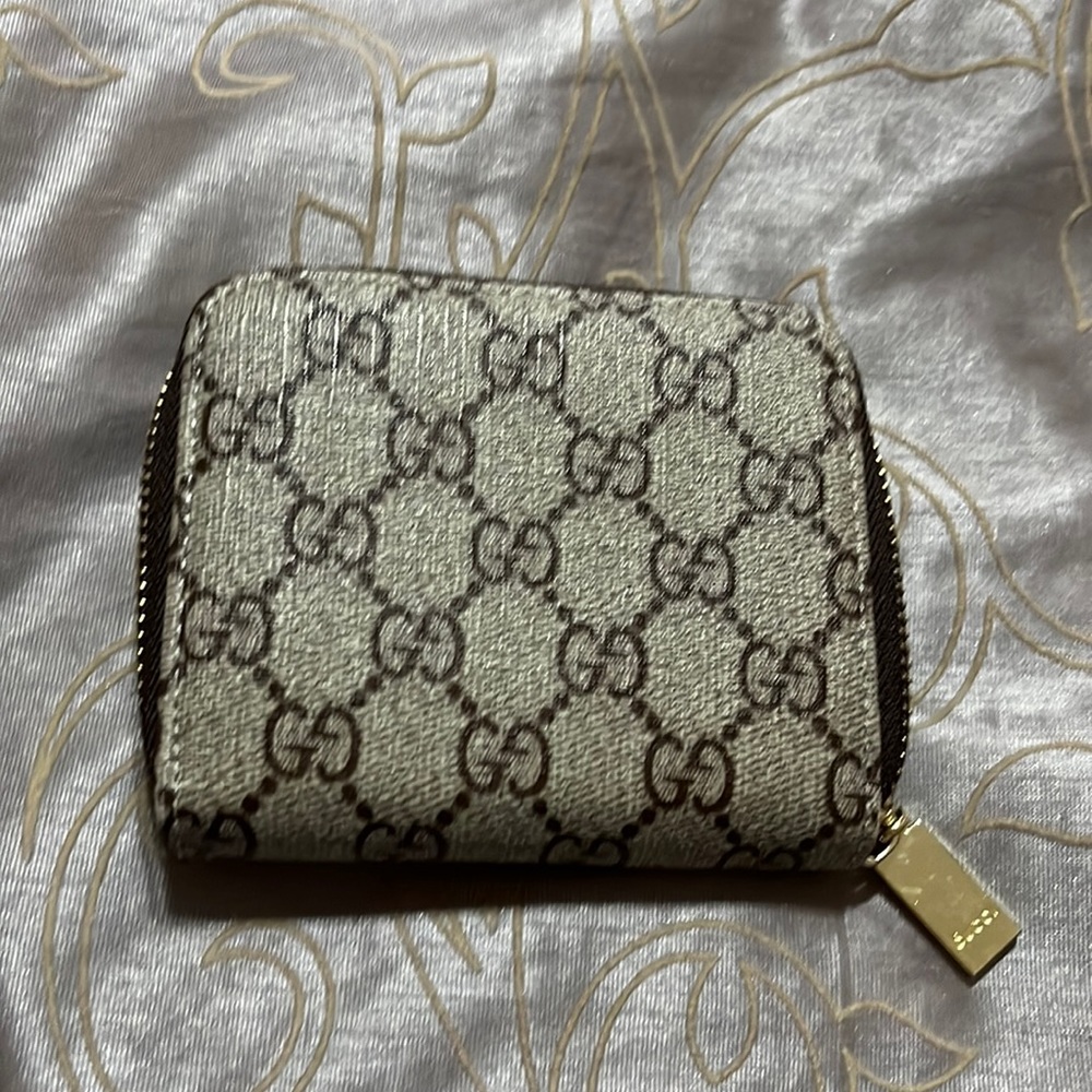 GG Inspired Brand New Zip Around Wallet